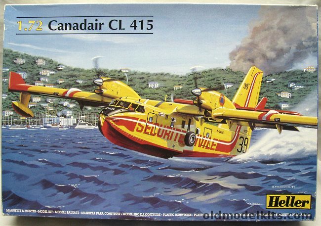 Heller 1/72 Canadair CL-415, 80370 plastic model kit